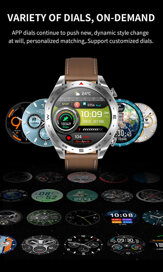 Elite 2-in-1 Smartwatch with Built-in Hi-Fi Wireless Earbuds