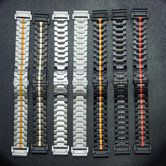 Krest "Iron-Clad" Armor Edition - Solid Stainless Steel Strap for Samsung Galaxy Watch (6/5/4/Pro/Classic)