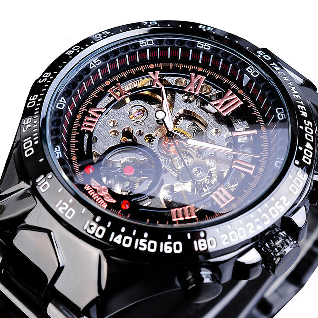 Imperial Skeleton Carved Mechanical Watch - Luxury Automatic Edition