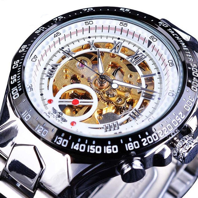 Imperial Skeleton Carved Mechanical Watch - Luxury Automatic Edition
