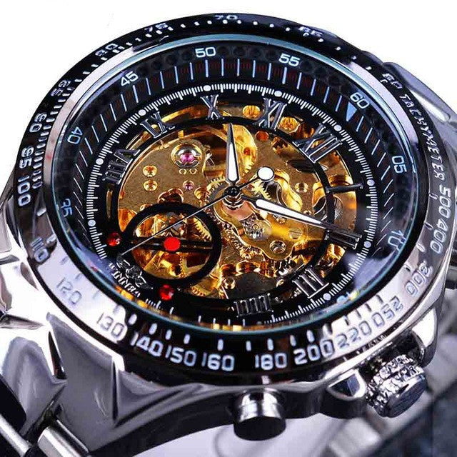 Imperial Skeleton Carved Mechanical Watch - Luxury Automatic Edition