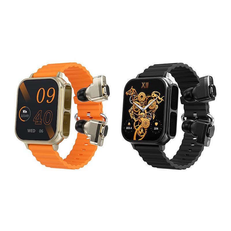 N22 Pro 2-in-1 Smartwatch with Built-in Wireless Earphones
