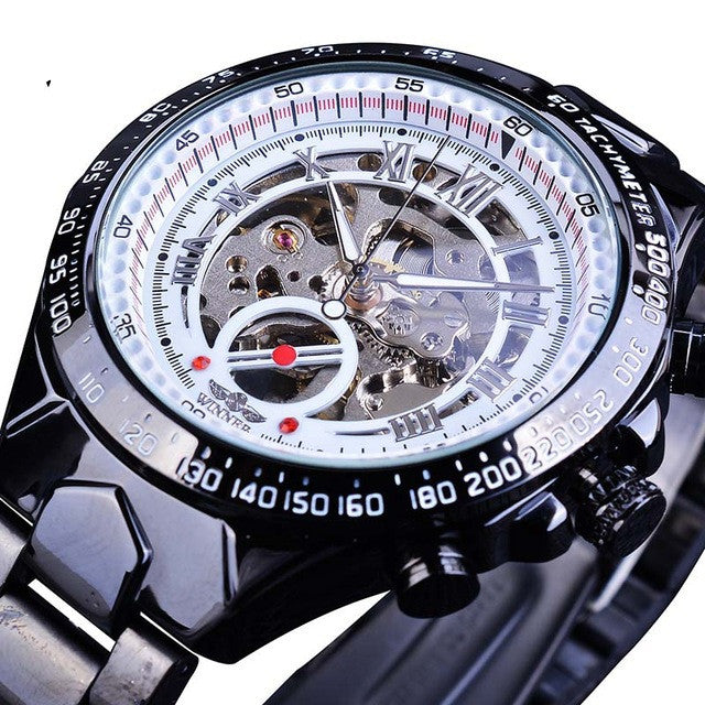 Imperial Skeleton Carved Mechanical Watch - Luxury Automatic Edition