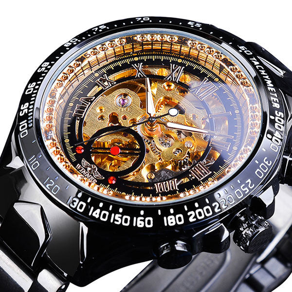 Imperial Skeleton Carved Mechanical Watch - Luxury Automatic Edition