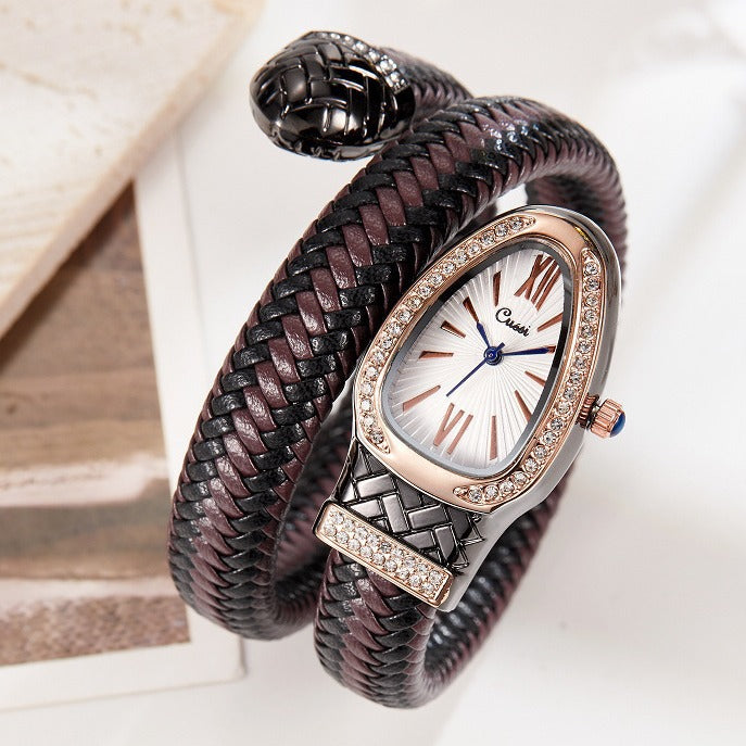 Luxury Serpent Edition - Fashion Quartz Diamond Watch