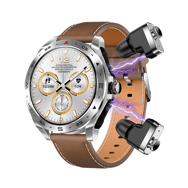 Elite 2-in-1 Smartwatch with Built-in Hi-Fi Wireless Earbuds