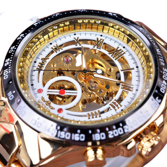 Imperial Skeleton Carved Mechanical Watch - Luxury Automatic Edition