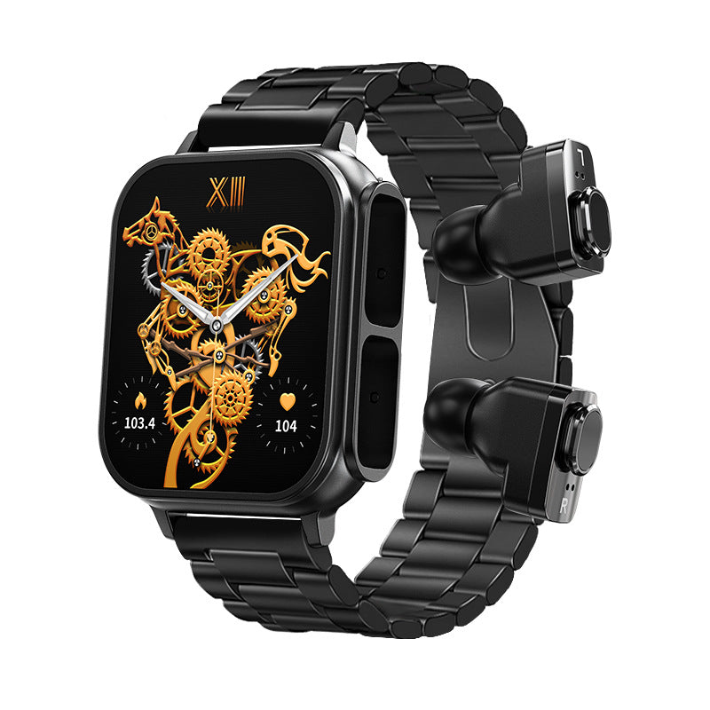 N22 Pro 2-in-1 Smartwatch with Built-in Wireless Earphones