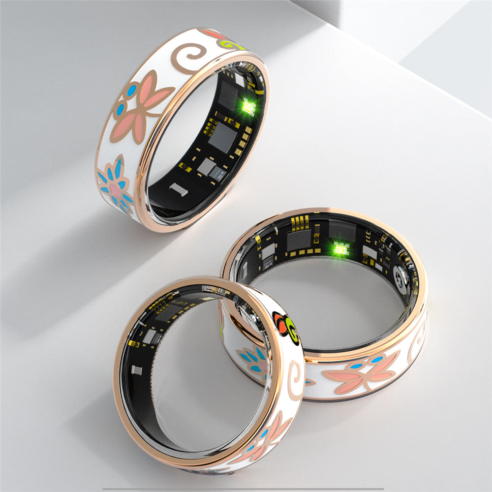 Smart Ring Blood Oxygen Heart Rate Sleep Analysis Health Monitoring