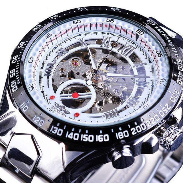 Imperial Skeleton Carved Mechanical Watch - Luxury Automatic Edition