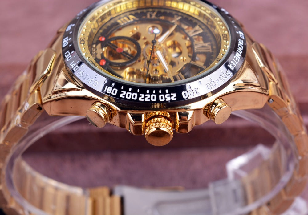 Imperial Skeleton Carved Mechanical Watch - Luxury Automatic Edition