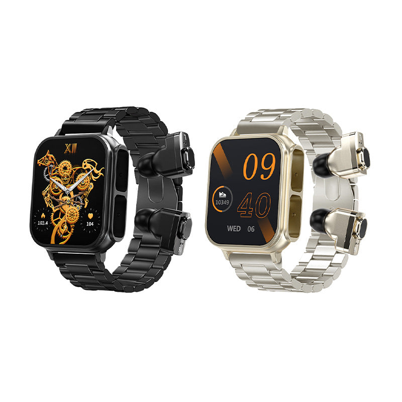 N22 Pro 2-in-1 Smartwatch with Built-in Wireless Earphones