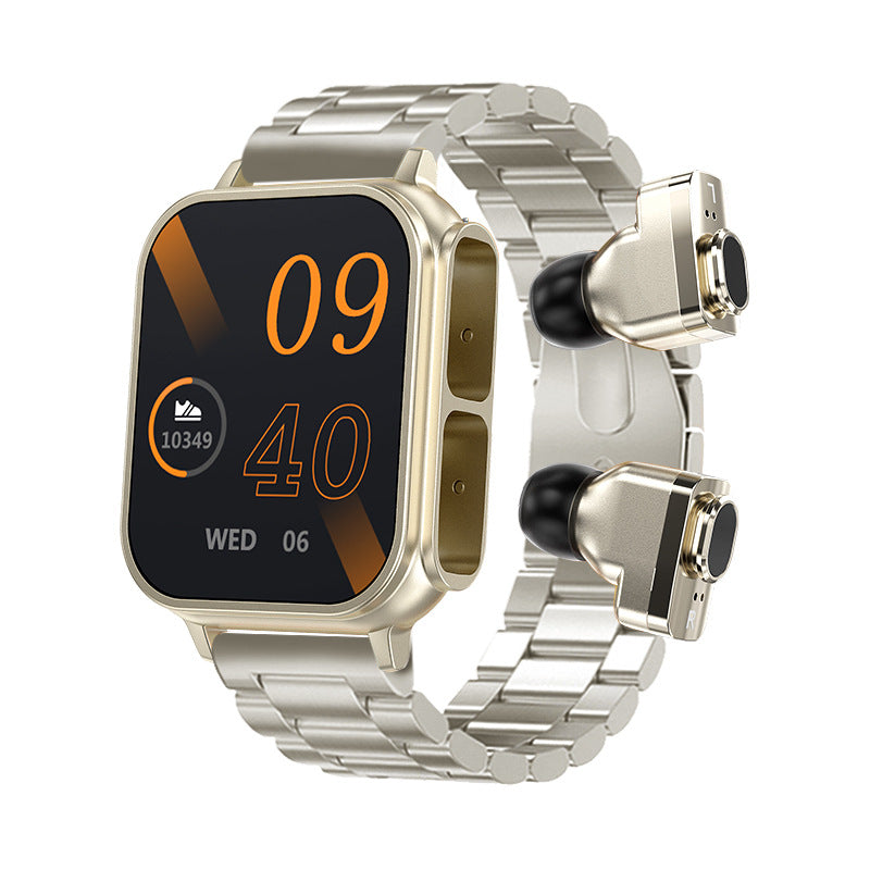 N22 Pro 2-in-1 Smartwatch with Built-in Wireless Earphones