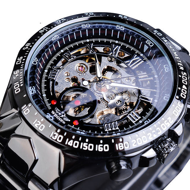 Imperial Skeleton Carved Mechanical Watch - Luxury Automatic Edition