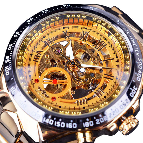 Imperial Skeleton Carved Mechanical Watch - Luxury Automatic Edition