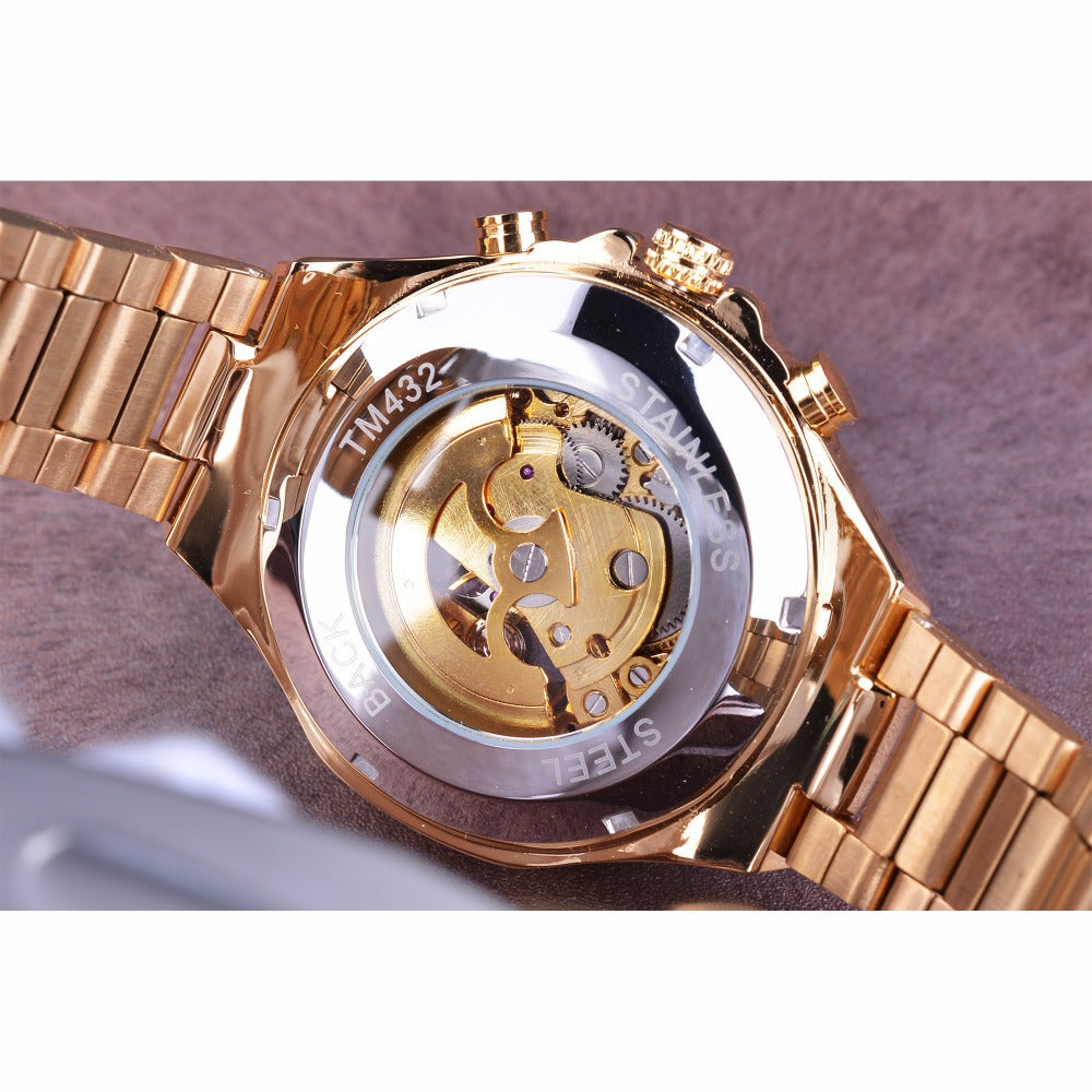 Imperial Skeleton Carved Mechanical Watch - Luxury Automatic Edition
