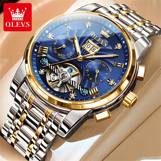 OLEVS 'Grand Tourbillon' Luxury Automatic Men's Watch