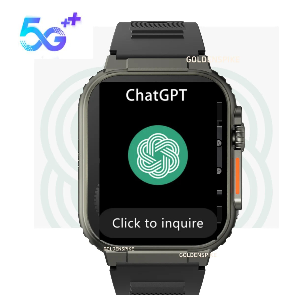 Next-Gen 5G Smartwatch - 180° Rotatable Camera, GPS, 16GB RAM/256GB Storage, Android OS