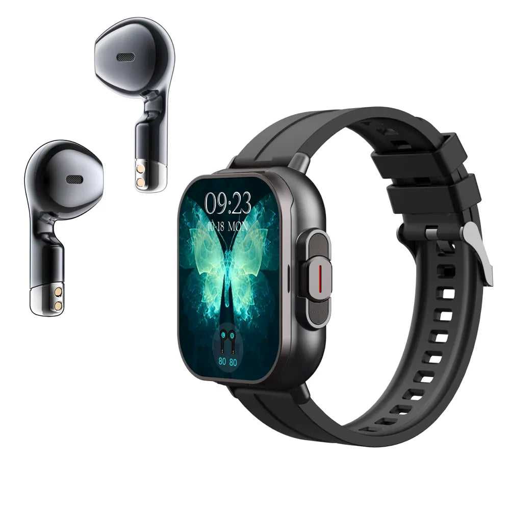 2-in-1 Smartwatch with TWS Earbuds