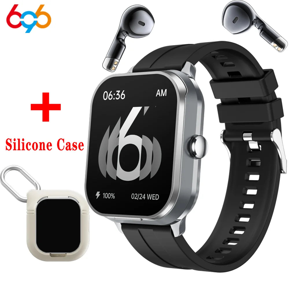 2-in-1 Smartwatch with TWS Earbuds