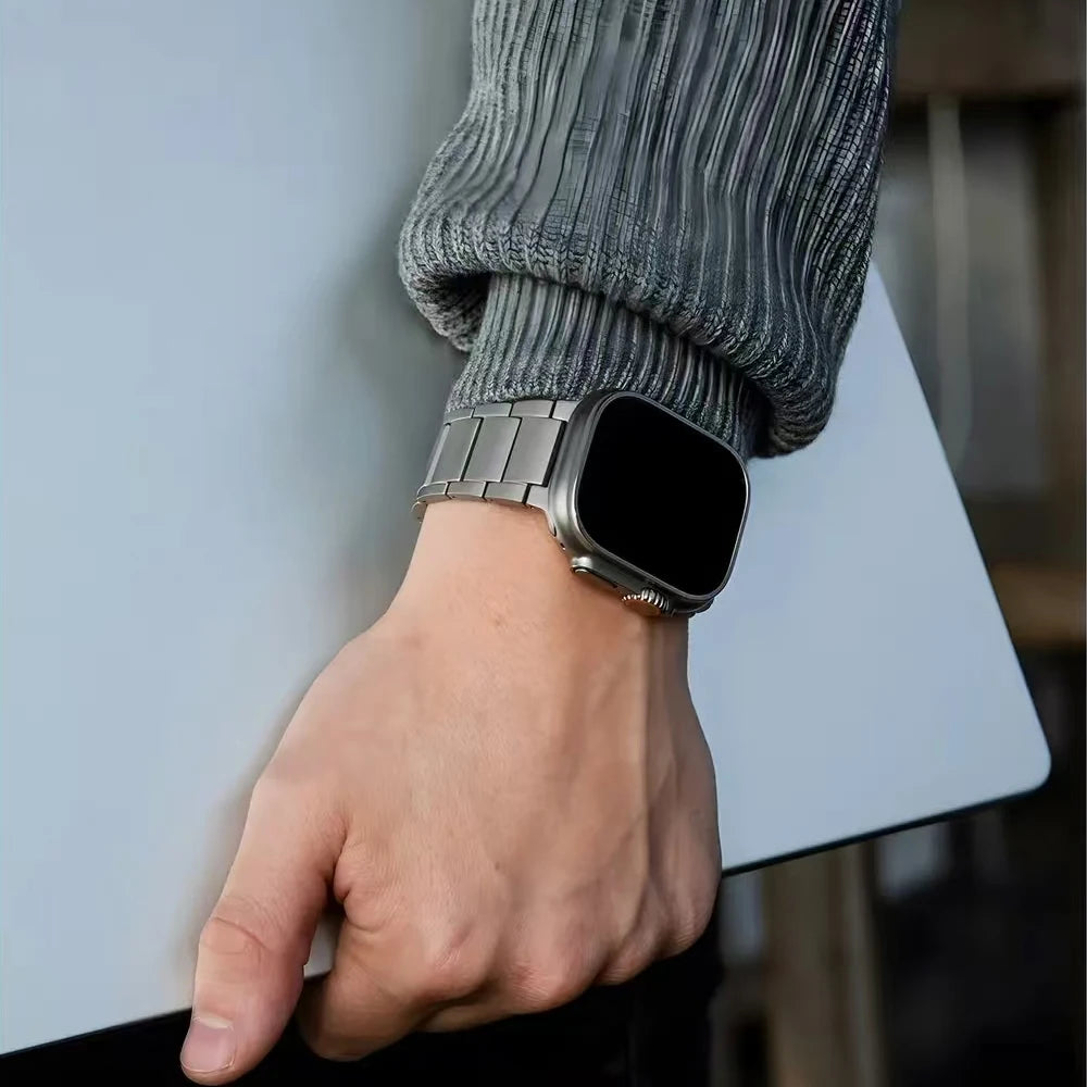 Premium Titanium Business Strap for Apple Watch Ultra & Series