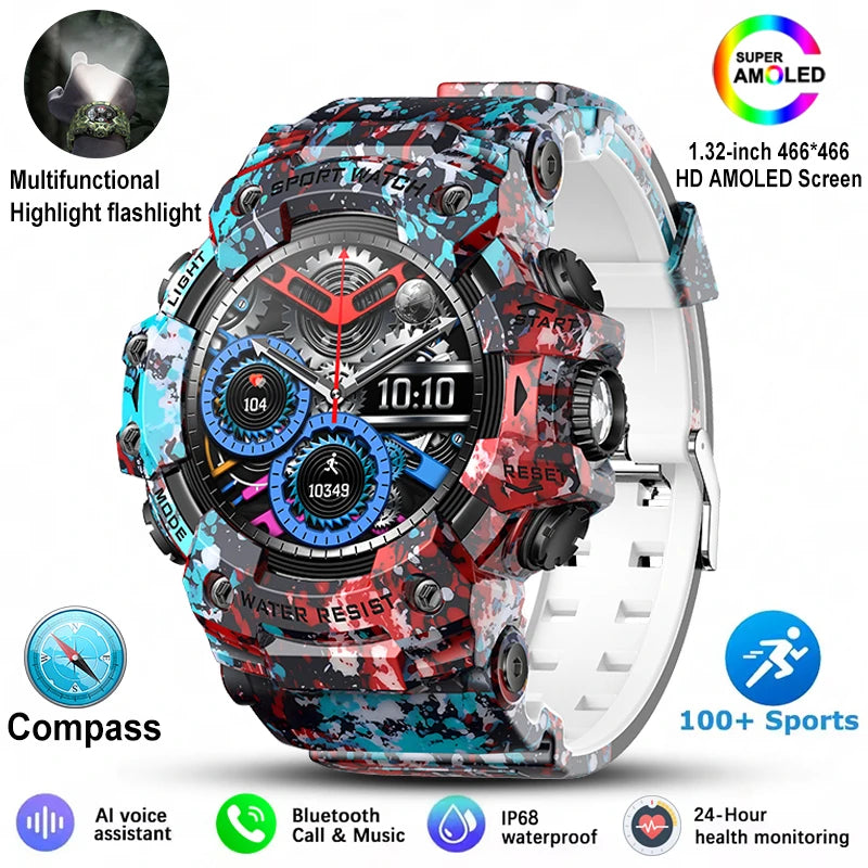 Military Grade T-Rex 3 Outdoor Sports Smartwatch
