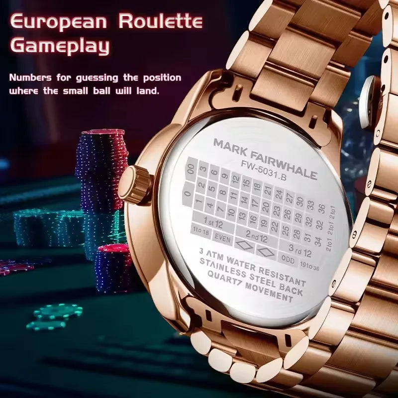 The Grand Casino Rotating Dial Quartz Watch