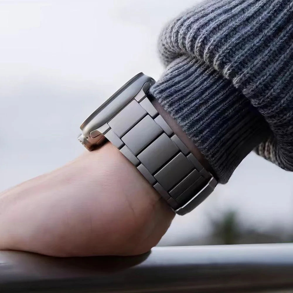 Premium Titanium Business Strap for Apple Watch Ultra & Series