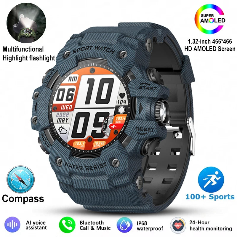 Military Grade T-Rex 3 Outdoor Sports Smartwatch