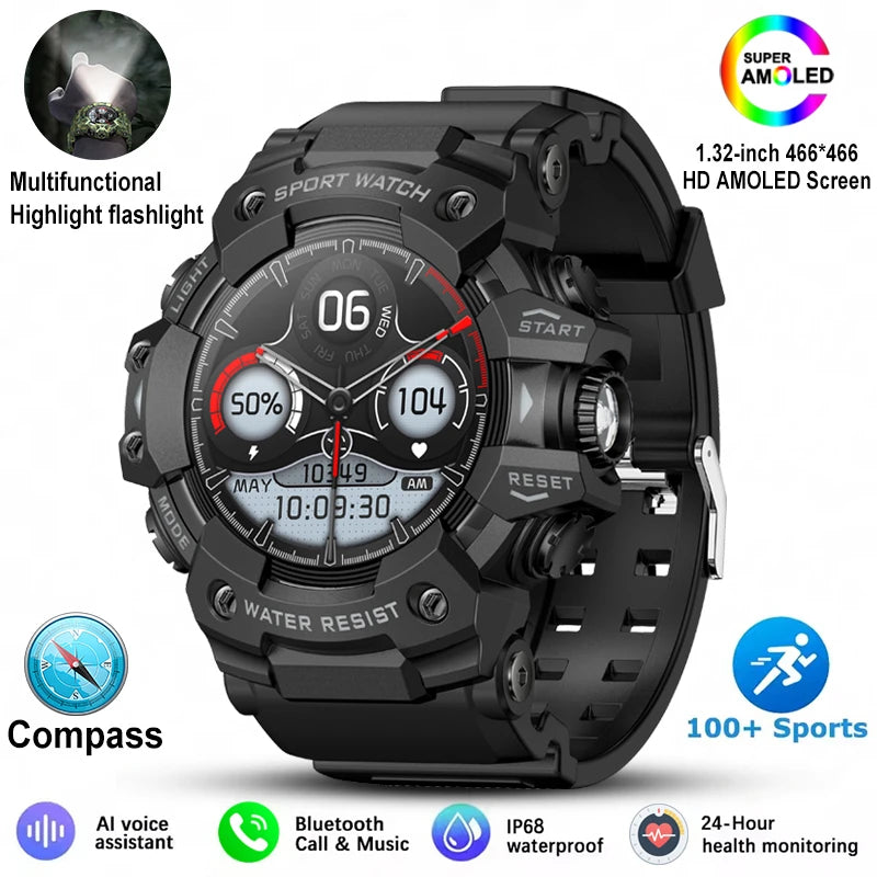 Military Grade T-Rex 3 Outdoor Sports Smartwatch