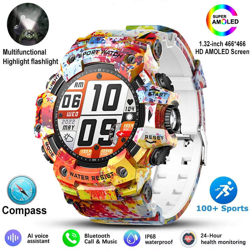 Military Grade T-Rex 3 Outdoor Sports Smartwatch