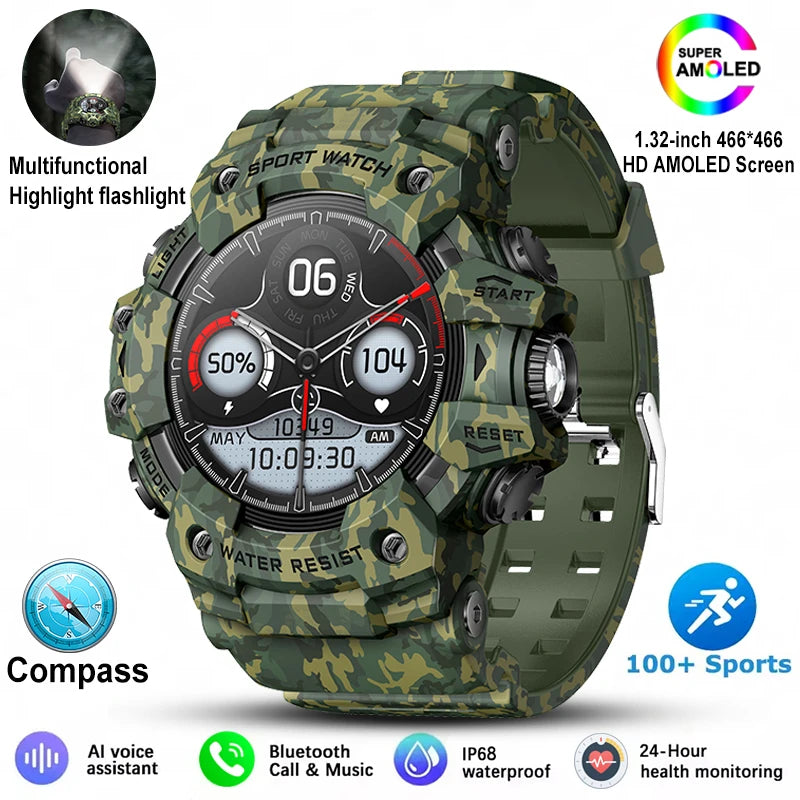 Military Grade T-Rex 3 Outdoor Sports Smartwatch
