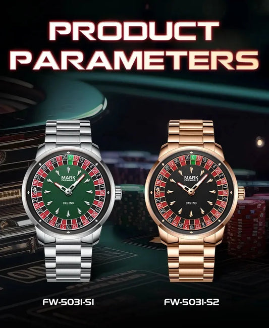 The Grand Casino Rotating Dial Quartz Watch
