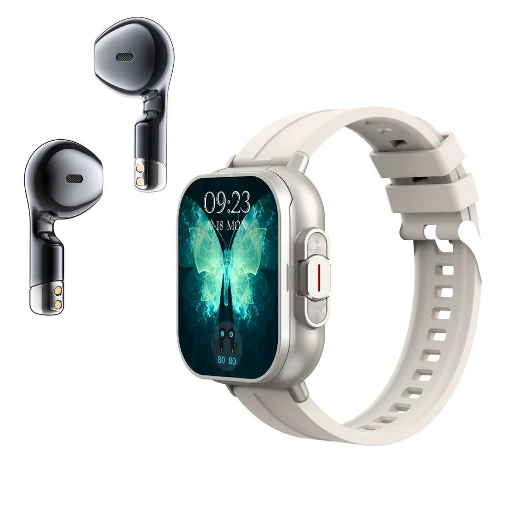 2-in-1 Smartwatch with TWS Earbuds