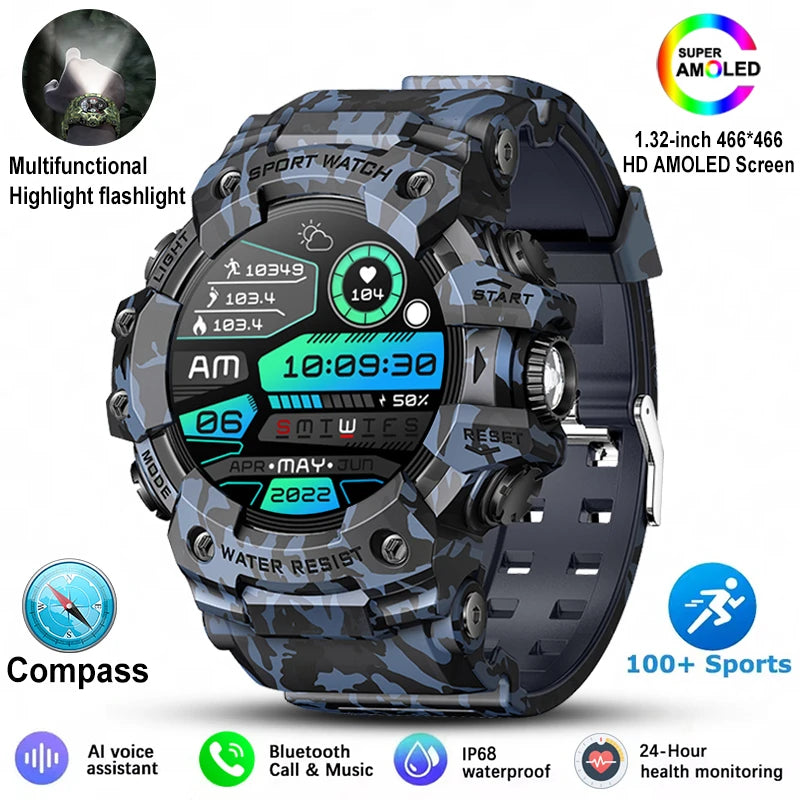 Military Grade T-Rex 3 Outdoor Sports Smartwatch