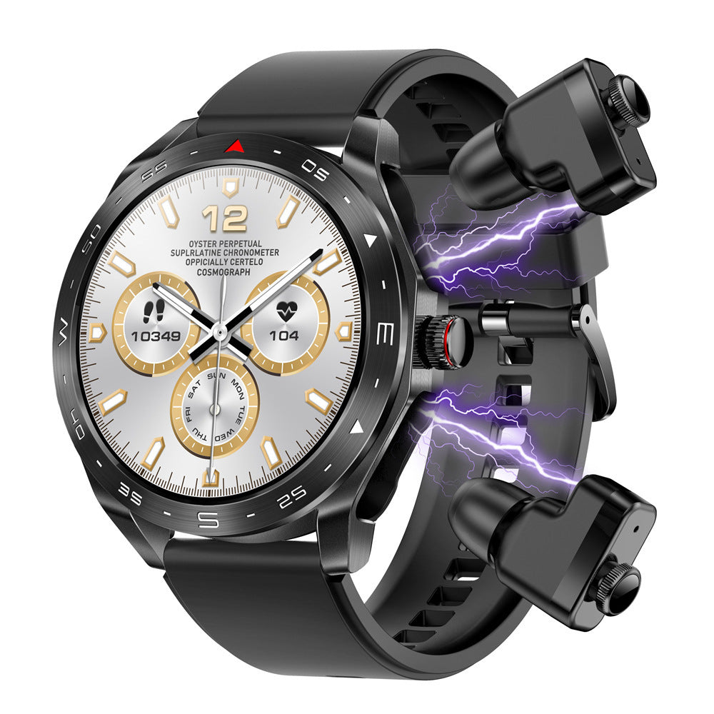 Elite 2-in-1 Smartwatch with Built-in Hi-Fi Wireless Earbuds