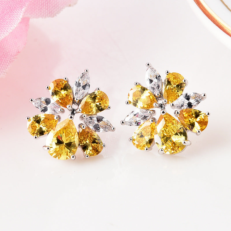 Luxury Crystal Jewelry Set - Necklace & Earrings