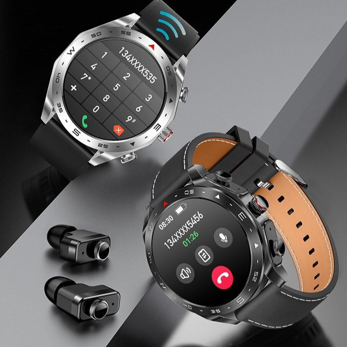 Elite 2-in-1 Smartwatch with Built-in Hi-Fi Wireless Earbuds