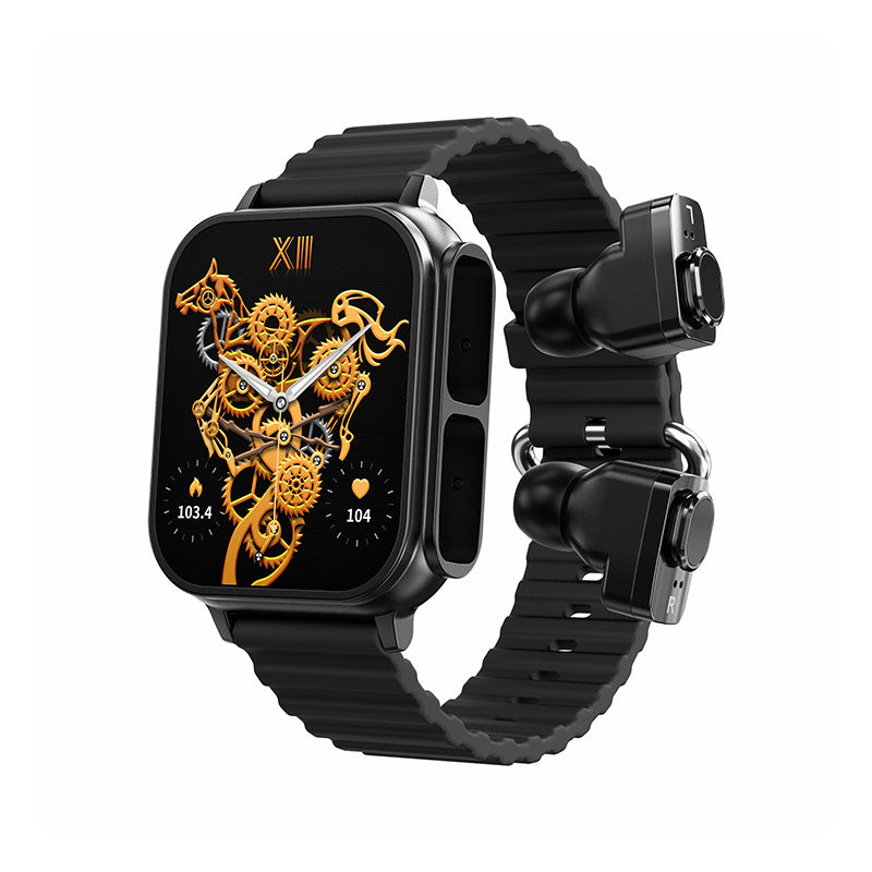N22 Pro 2-in-1 Smartwatch with Built-in Wireless Earphones